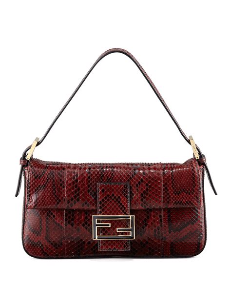 python fendi bag|fendi python baguette.